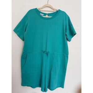 Columbia Womens Short Romper Jumper XL Green Summer Comfort Active Leisure Wear‎